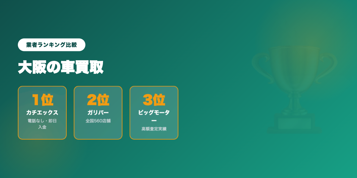 oosaka_car_kaitoriosusume 業者ランキング比較