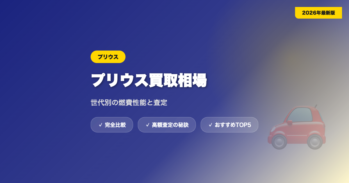プリウス買取 アイキャッチ