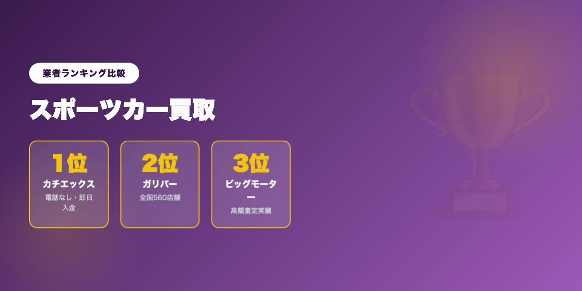 sportscar_kaitori_osusume5 業者ランキング比較