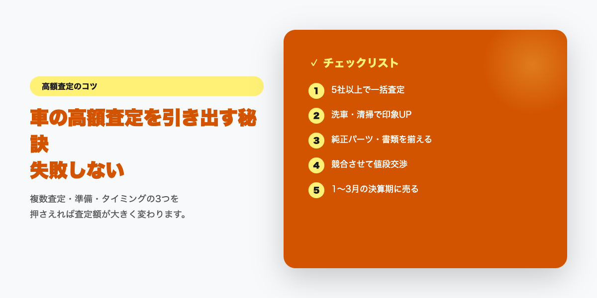 査定チェックリスト