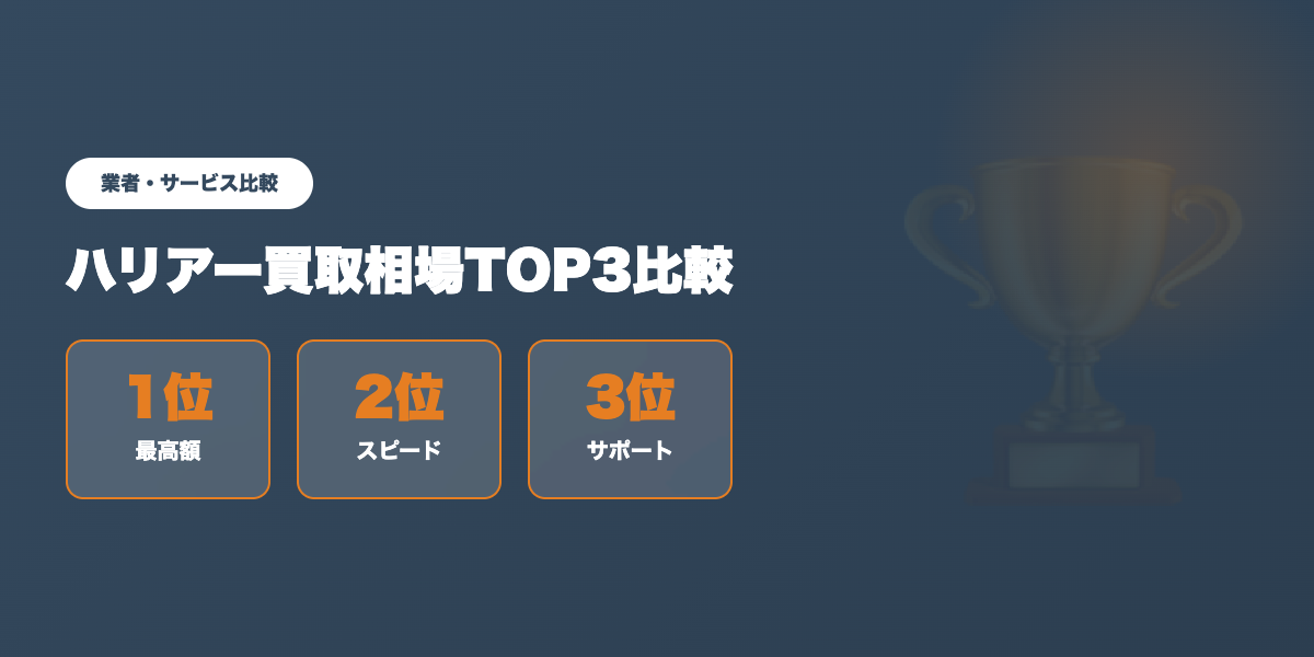 ハリアー買取TOP3