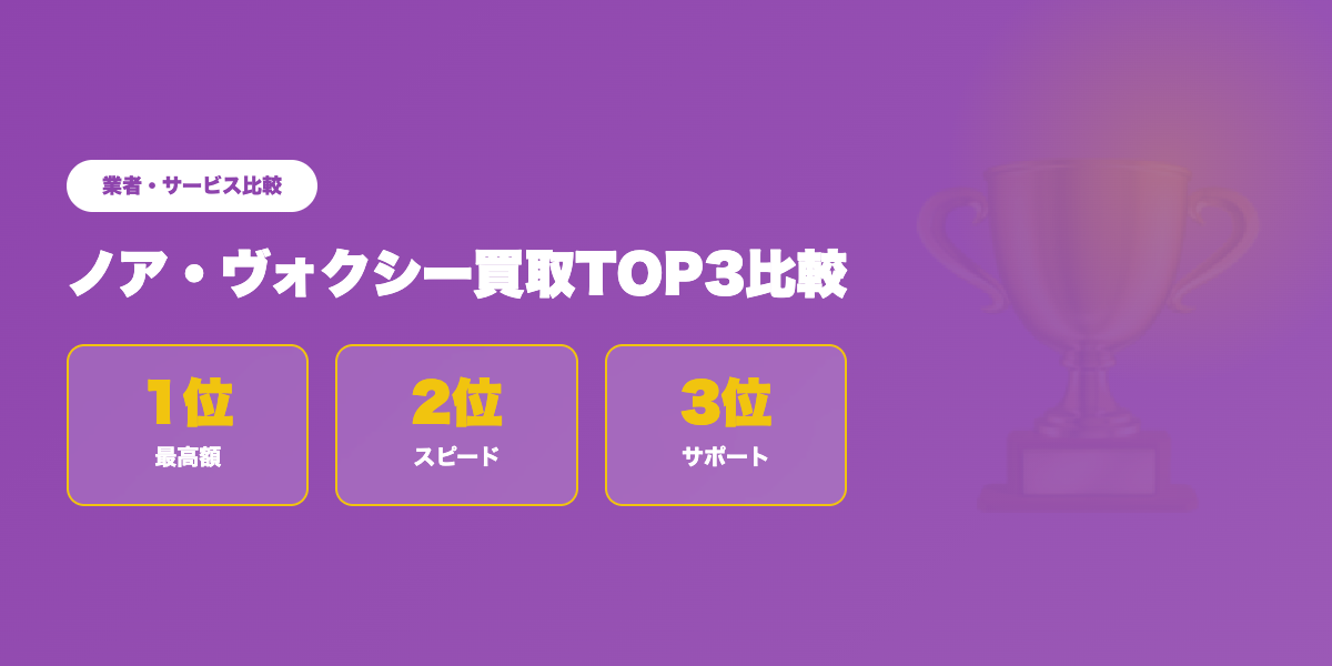 ノア・ヴォクシー買取TOP3
